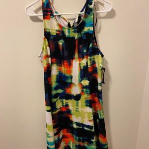 Multi-colored dress never worn